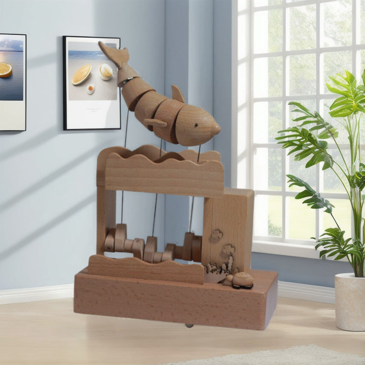Wooden Whale Balance Toy